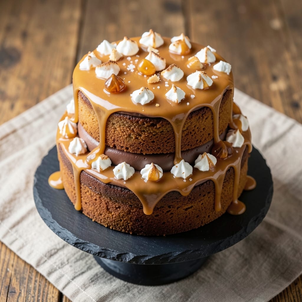 Award Winning Caramel Cake Recipe: Molten Center That Never Overcooks