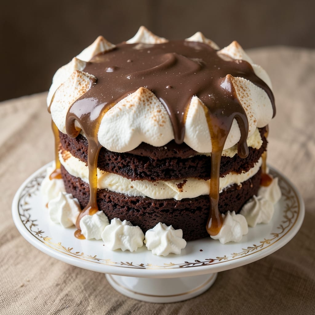 Avalanche Cake Recipe: Layered Vanilla and Chocolate Bliss