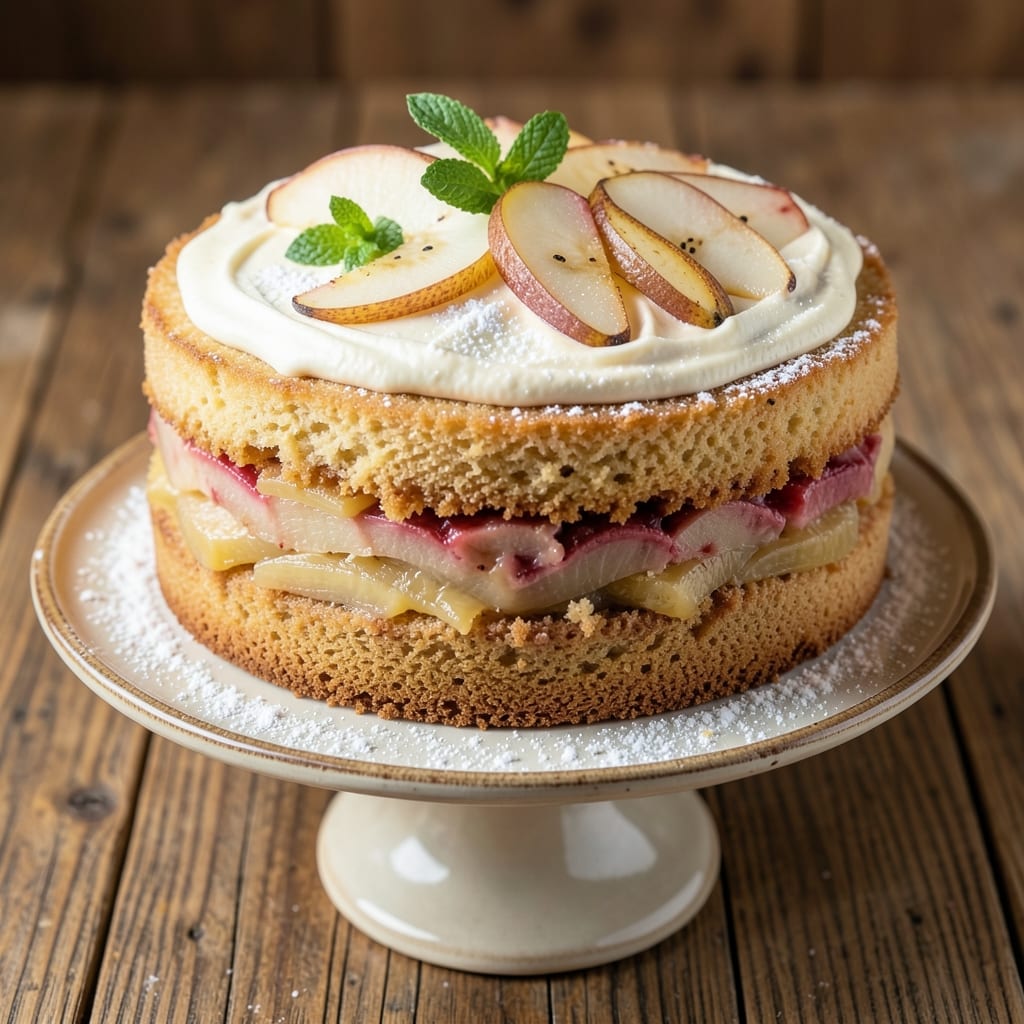 Banana and Pear Cake Recipe: Spiced Fruit-Layered Moistness Without Drying