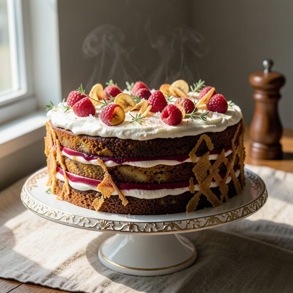Banana Cake Recipe Like Red Ribbon: Moist Layers With Vanilla Bean Swirls