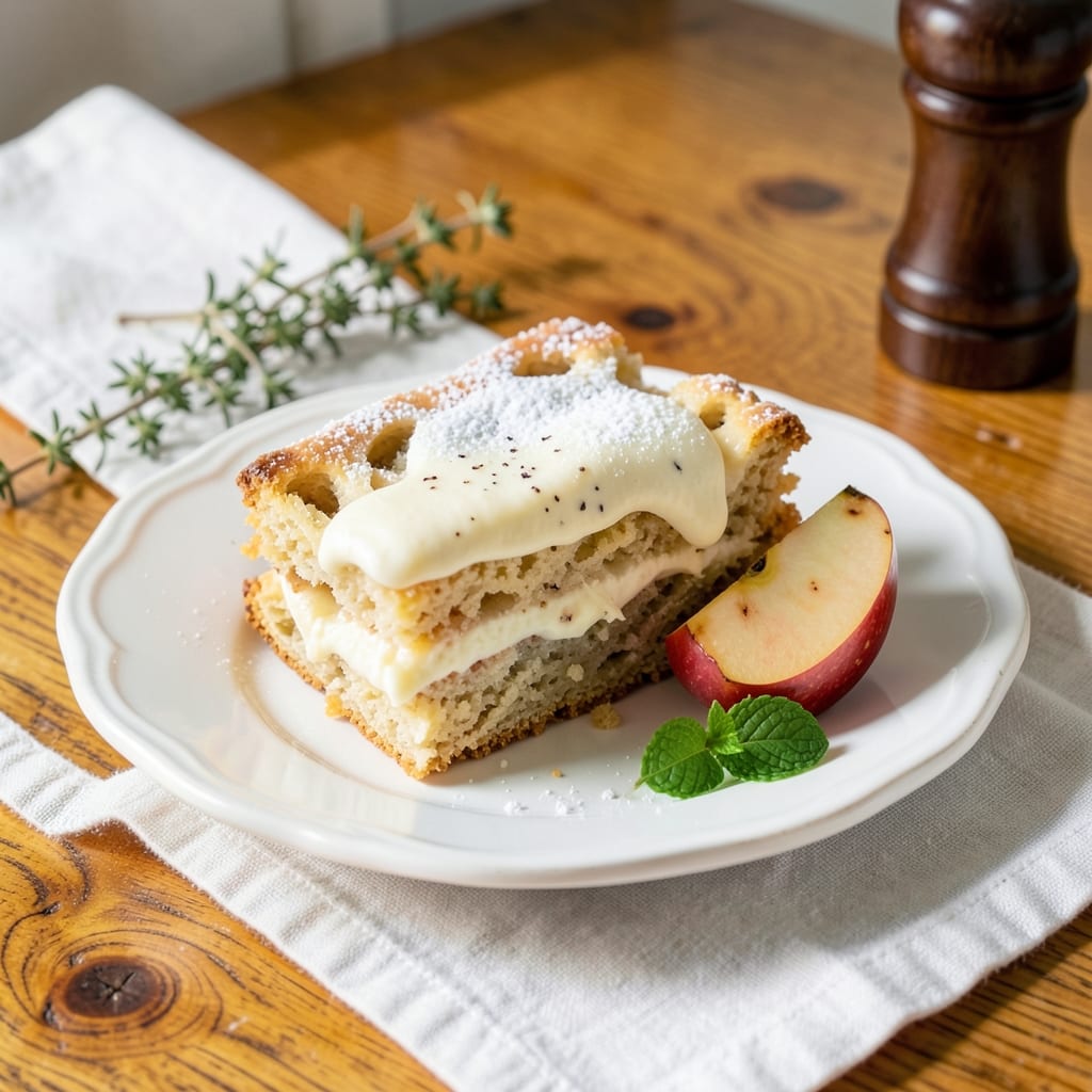 Apple Shortcake Slices Recipe: Individual Desserts With Vanilla Bean Swirls