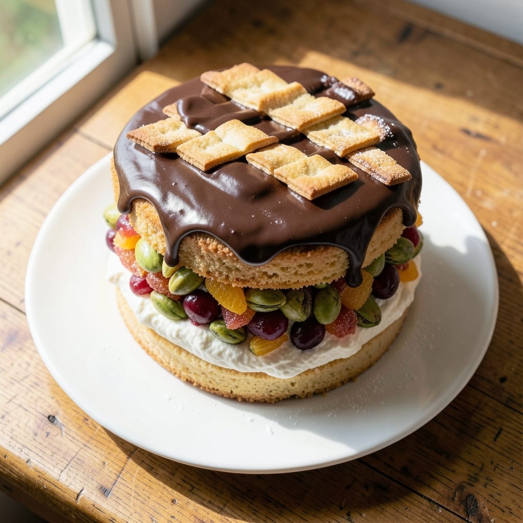 Authentic Italian Cassata Cake Recipe: Sicilian Spiced Ricotta and Candied Fruit Layers