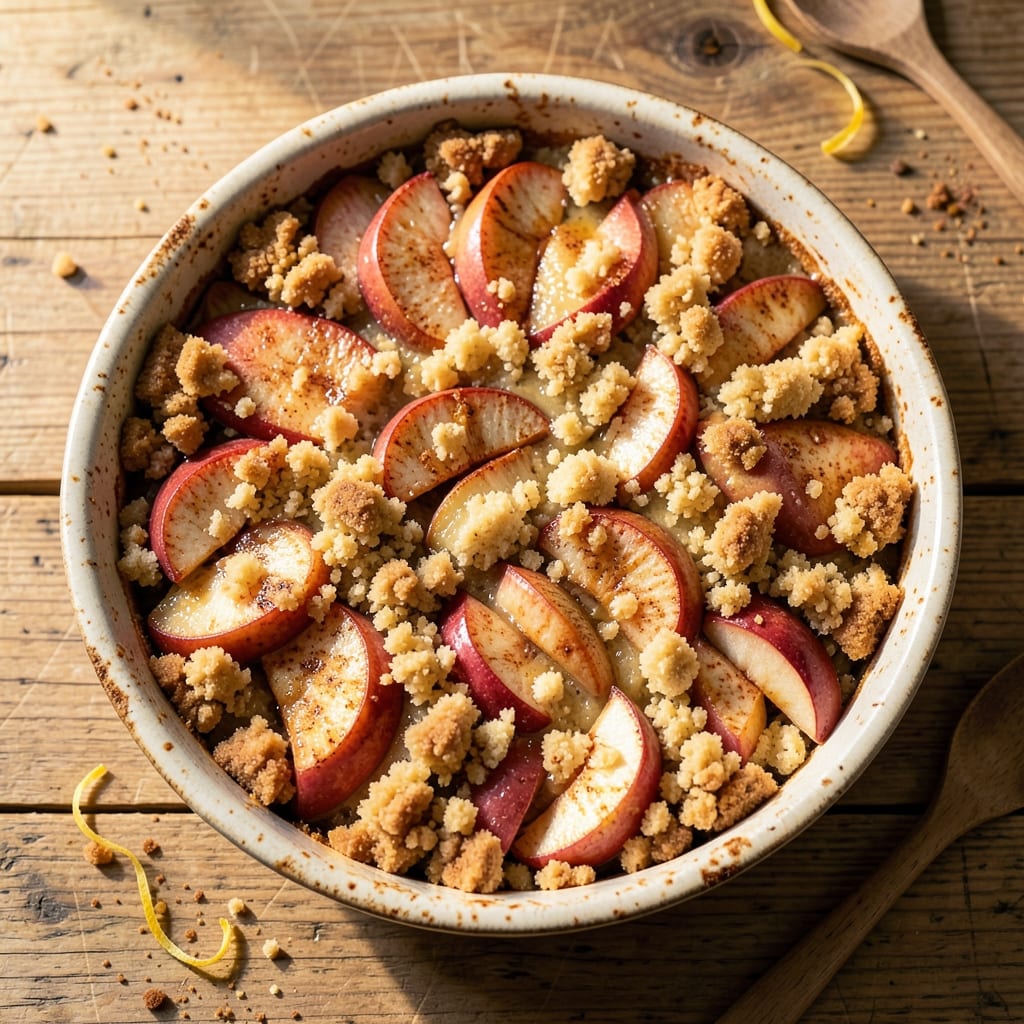 Apple Crumb Cake Recipe With Cake Mix: No-Bake Streusel Topping That Stays Crunchy