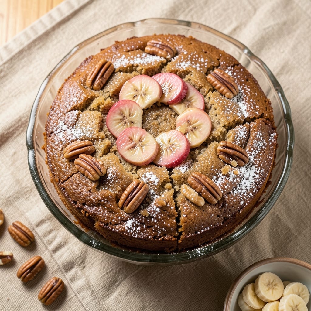 Banana Nut Cake Recipe With Sour Cream: Ultra-Moist Crumb and Warm Spice Fusion