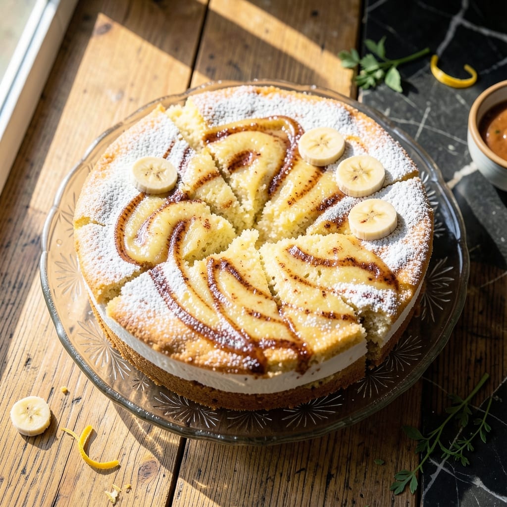 Banana Cake Recipe Using White Cake Mix: Moist Layers With Banana Swirl Magic