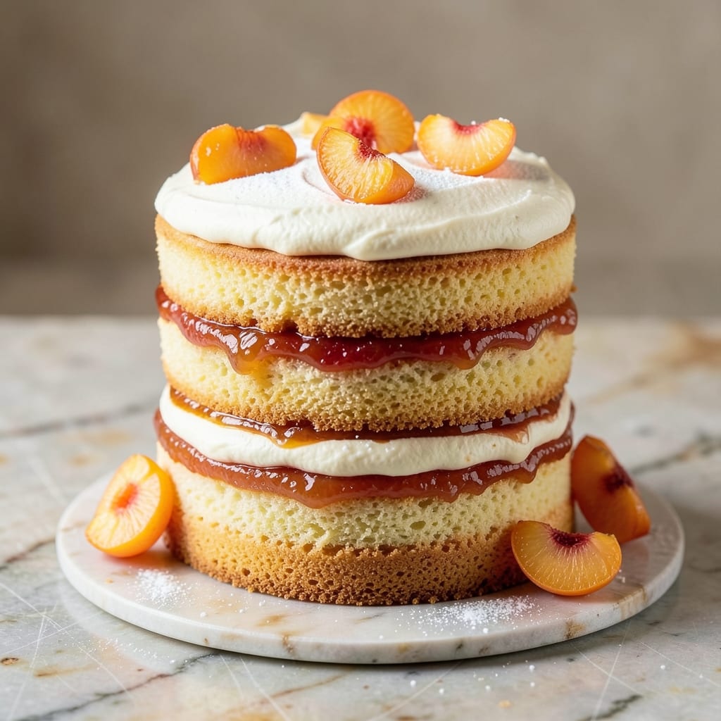 Apricot Layer Cake Recipe: Velvety Spice and Jam-Packed Layers