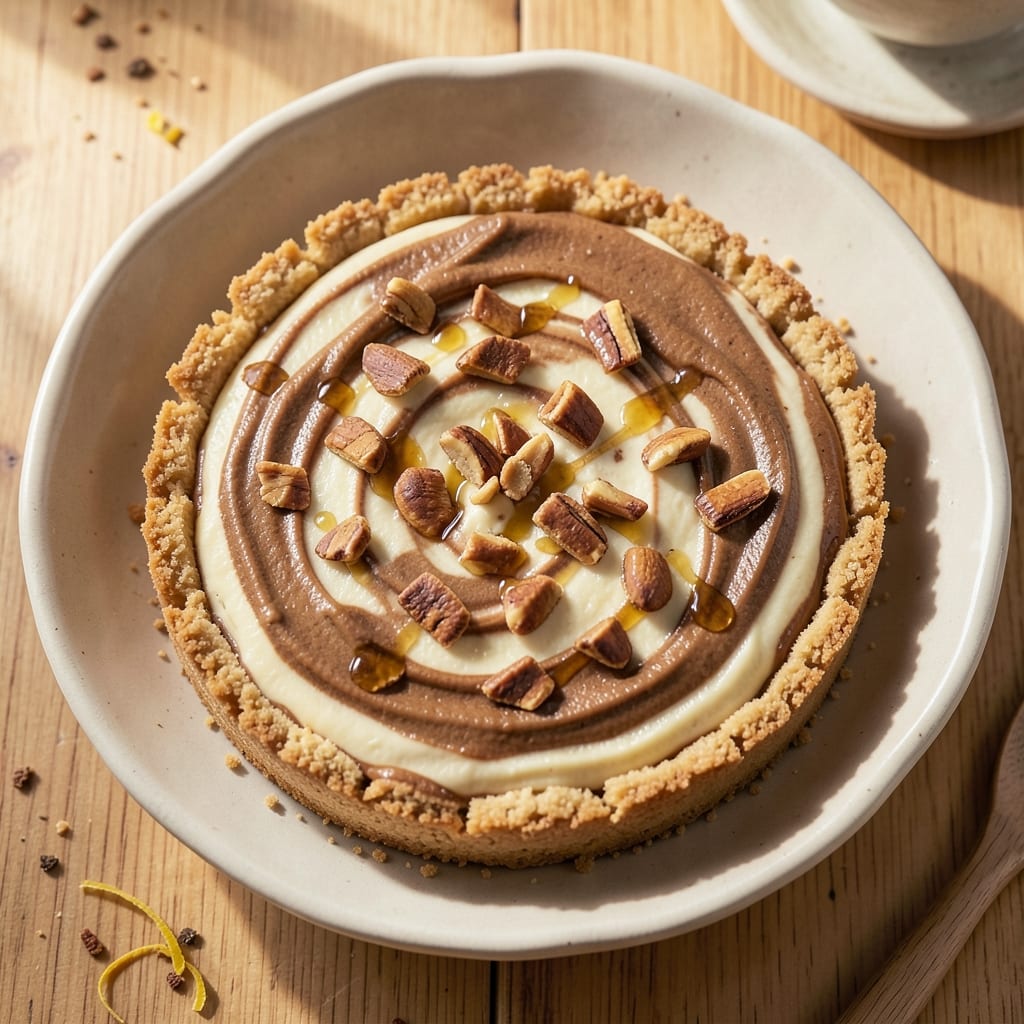Baked Peanut Butter Cheesecake Recipe: Crunchy Top and Silky Swirls in One Bite
