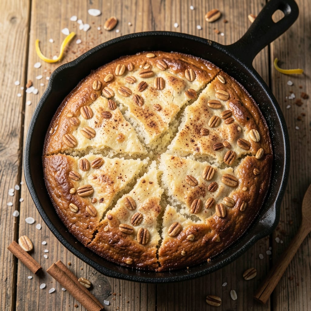 Baked Oatmeal Cake Recipe: Spiced Warmth With Buttery Crunch Top