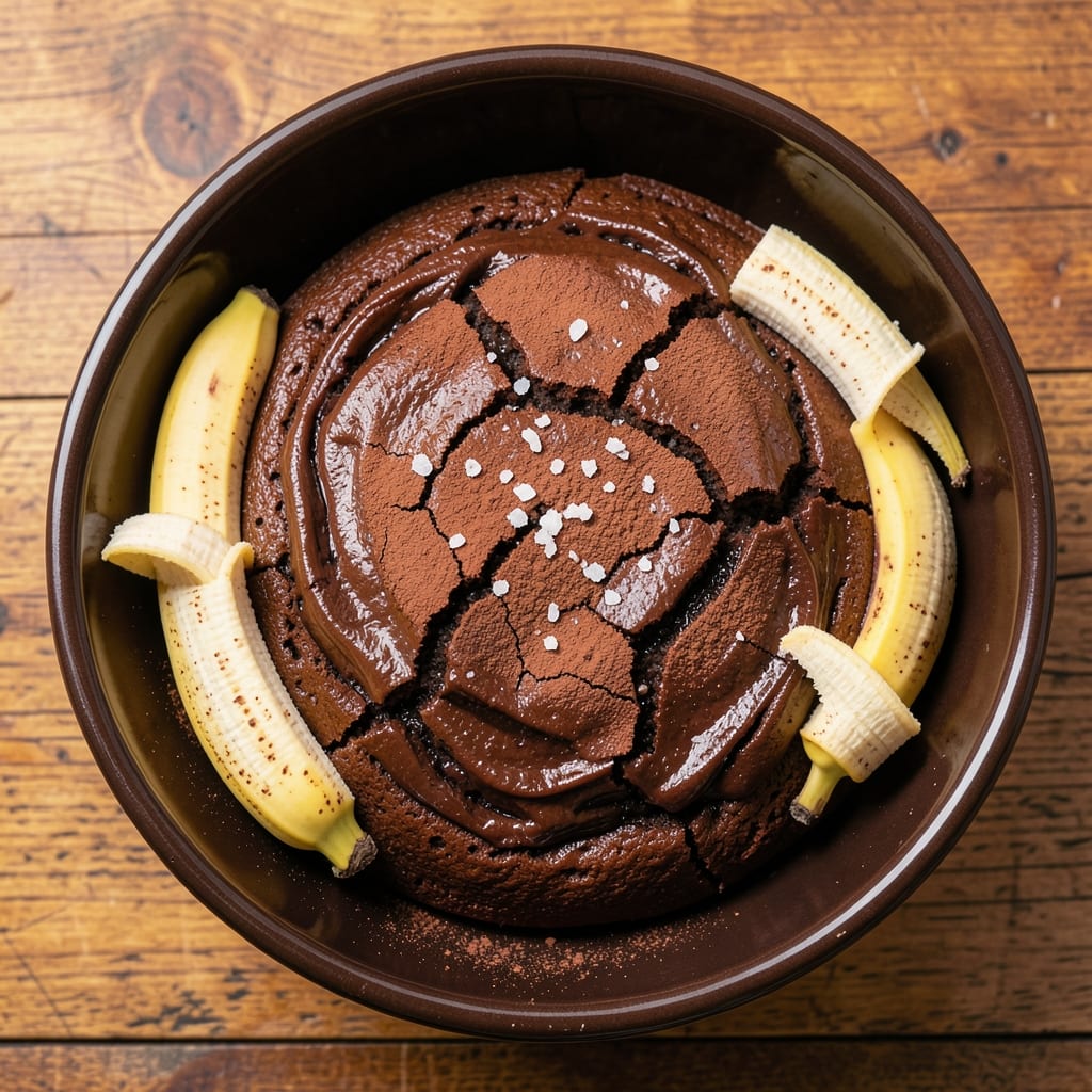 Banana Chocolate Cake Microwave Recipe: Fudgy Layers and Melty Streaks in 10 Minutes