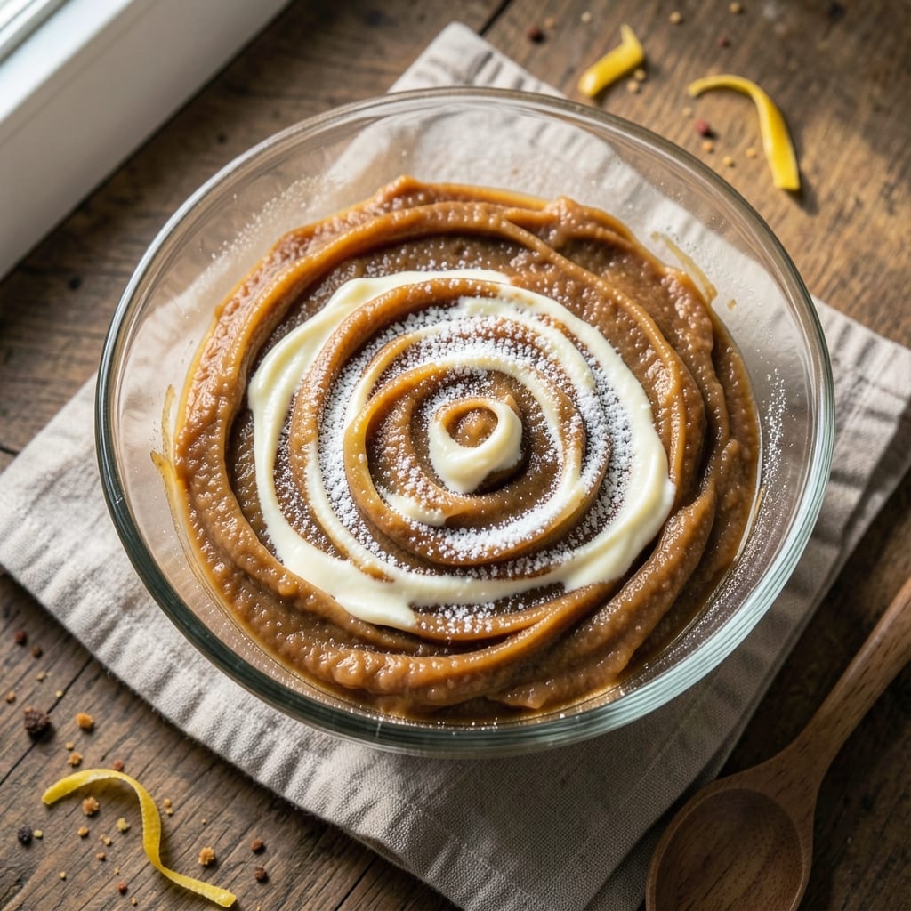 Banana Cupcake Filling Recipe: Swirled Yogurt Cream Cheese Magic