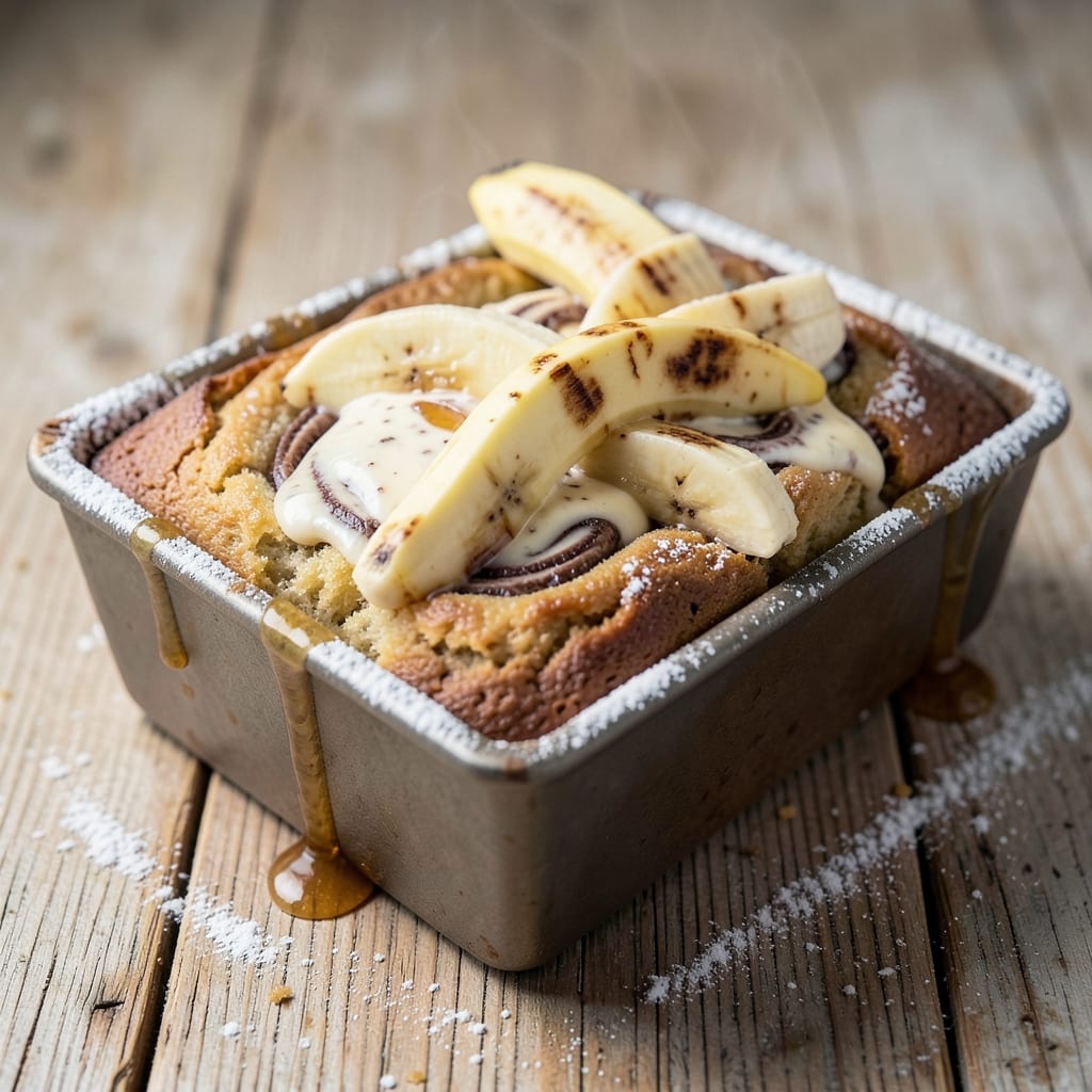 Banana Bread Recipe With Cake Mix and Pudding: Moist Swirls and Vanilla-Pudding Magic