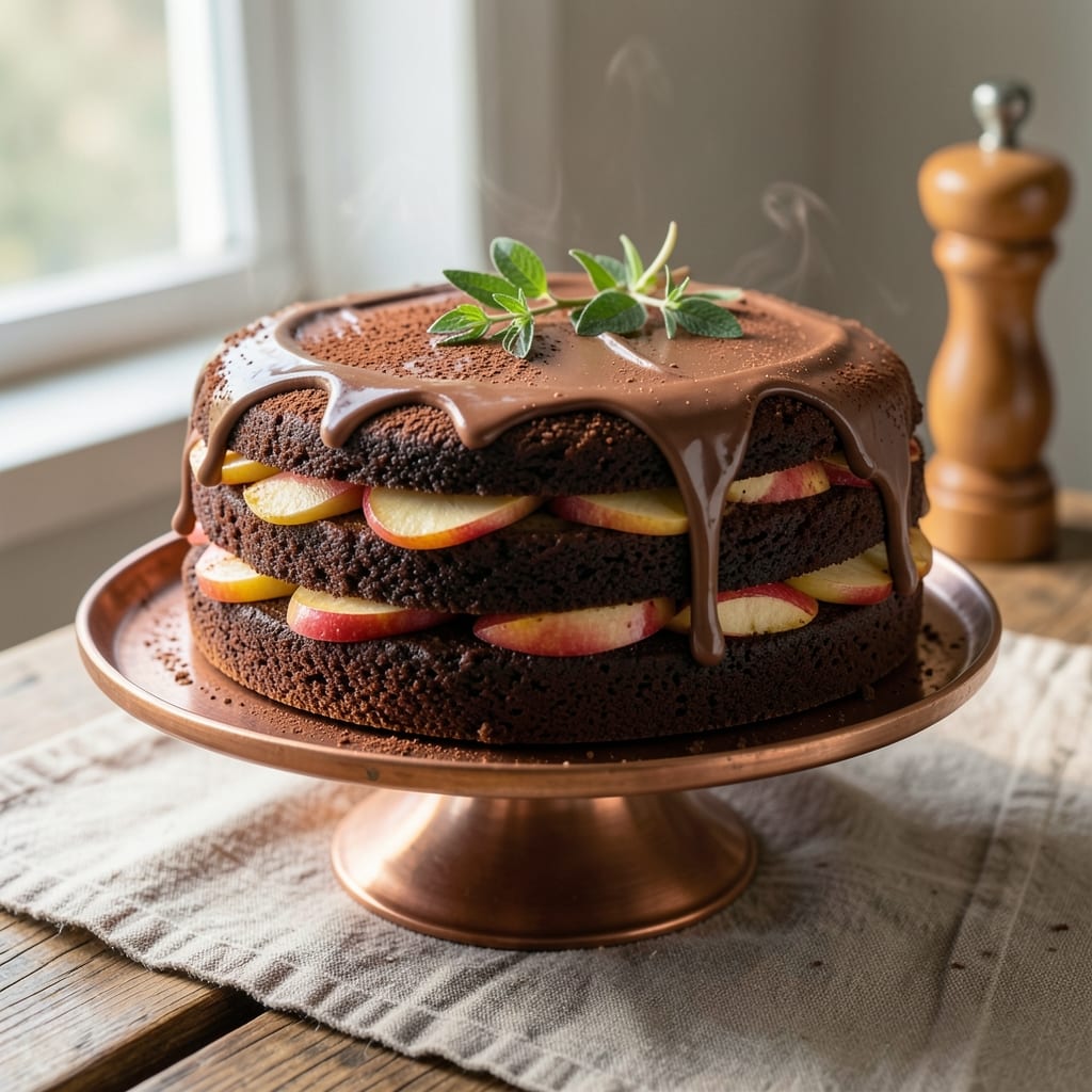 Apples and Cocoa Sugarless Cake Recipe: Rich Chocolate Depth Without the Guilt