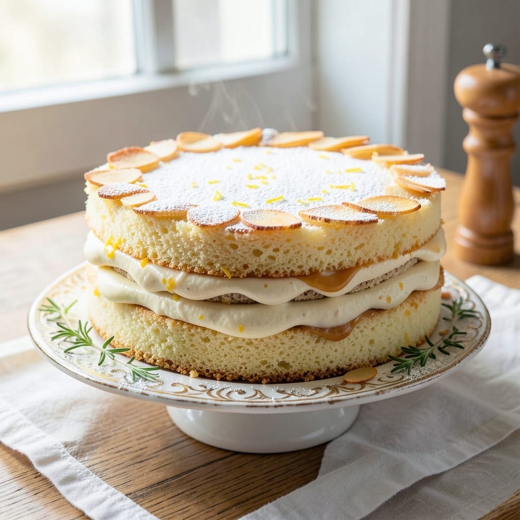 Almond Genoise Cake Recipe: Light-as-Air Layers With Nutty Frosting Twist