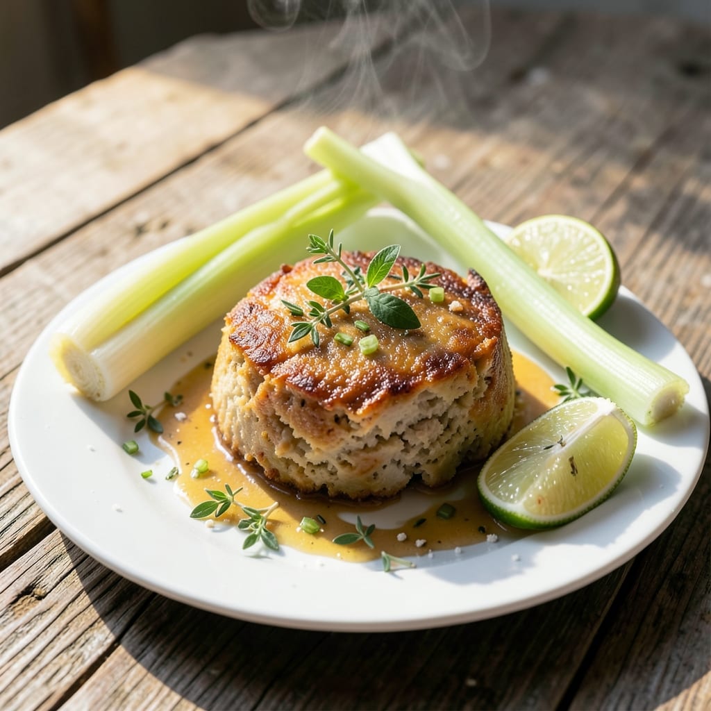 Bajan Cod Fish Cakes Recipe: Crispy Celery-Crusted Bites With Zesty Lime Kick