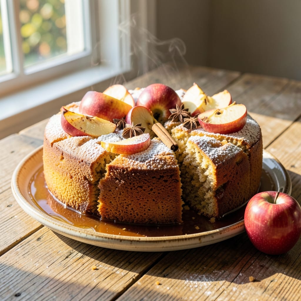 Apple Cider Cake Recipe UK: Spiced Warmth With Moist Apple Burst
