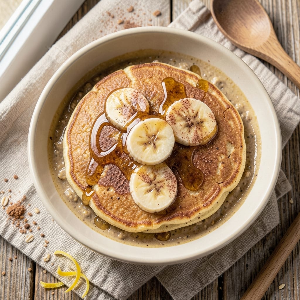Banana Egg Oat Pancake Recipe: Fluffy Stacks With No-Fuss Overnight Prep