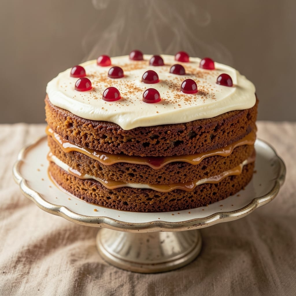Applesauce Gumdrop Cake Recipe: Spiced Apple Caramel Swirls in Moist Layers