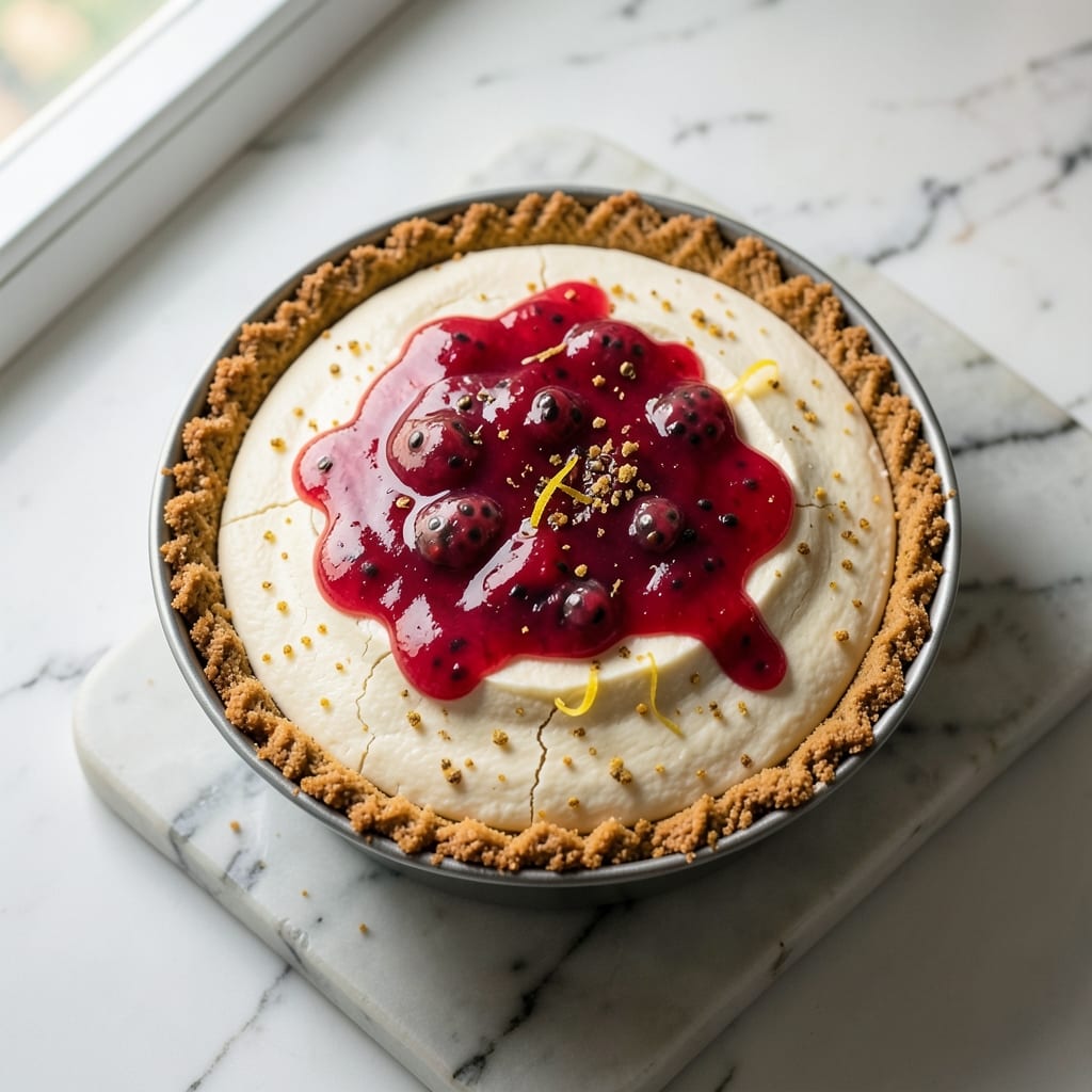 Baked Passionfruit Cheesecake Recipe: Zesty Citrus Tang Meets Silky Cream