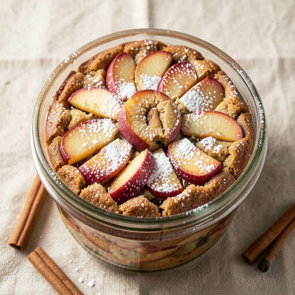 Apple Cake in a Jar Recipe: Layered Spice and Caramelized Fruit Magic