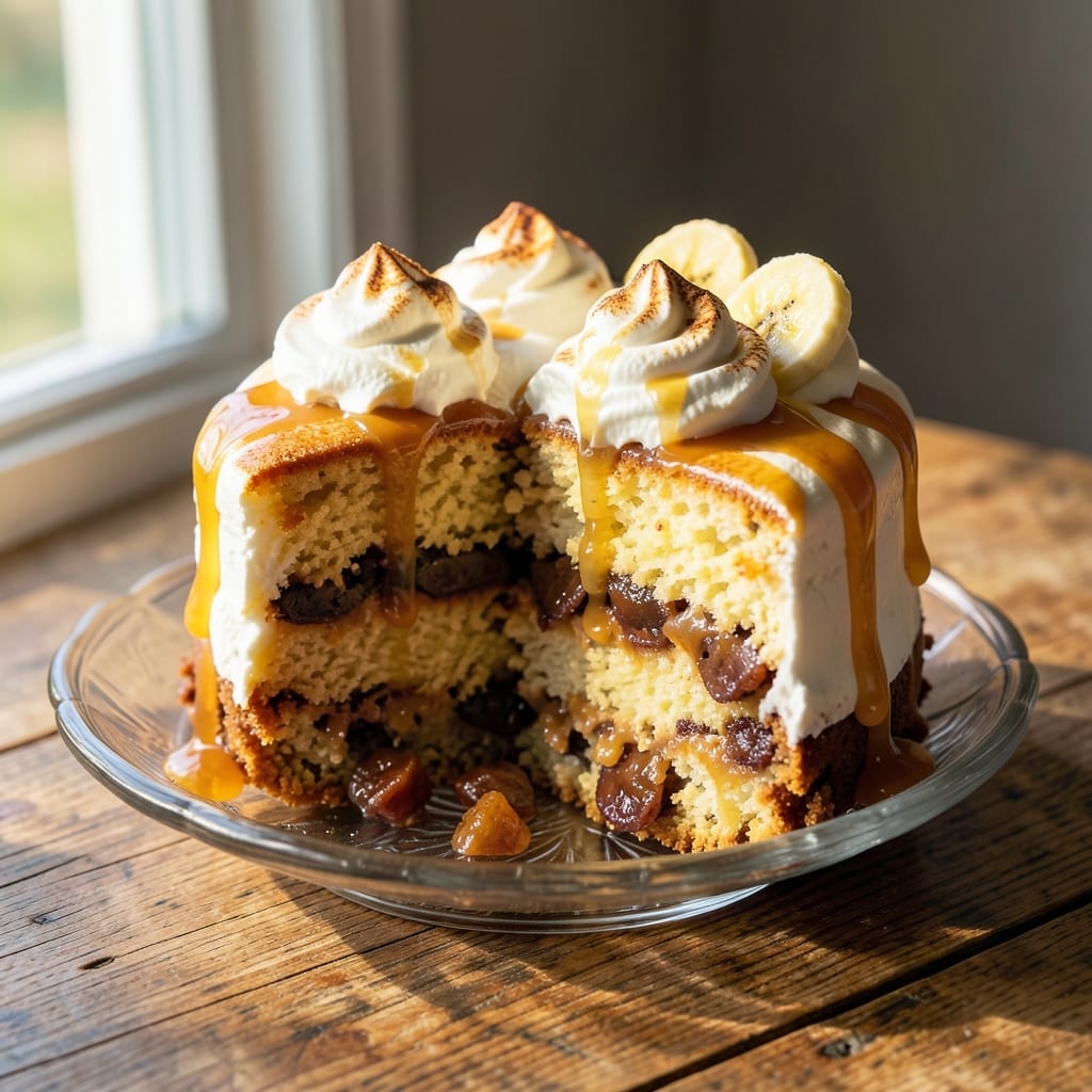 Banana Caramel Crunch Cake Recipe: Triple-Layered Magic With Buttery Crunch